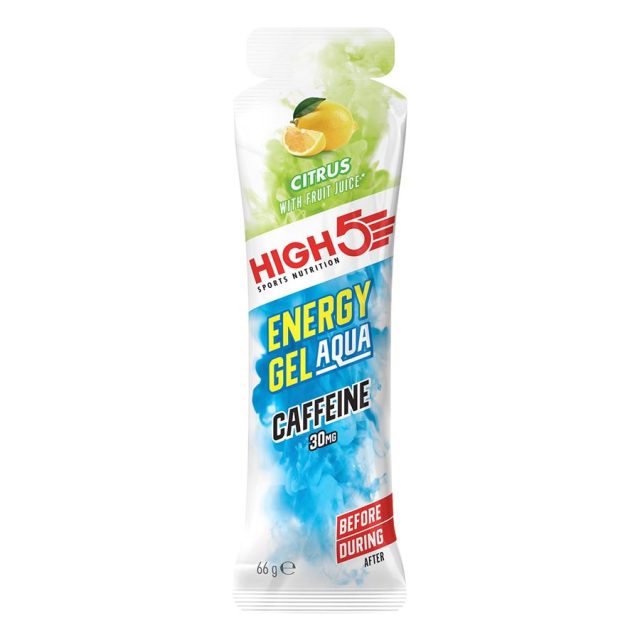 High 5 ENERGY GEL AQUA CAFFEINE 66 g citrus