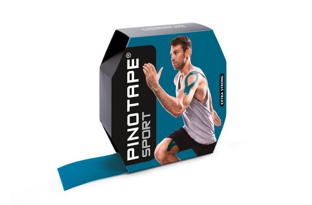 Pino Tape Pro Sport – Kineziologický tejp 5 cm x 31 m - rôzne farby - Benzín