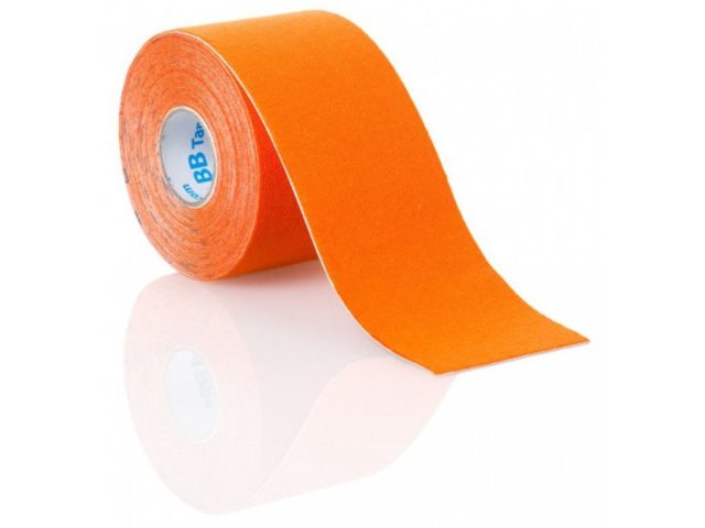 BB Tape - kineziologický tejp 5 cm x 5 m - rôzne farby - Oranžová