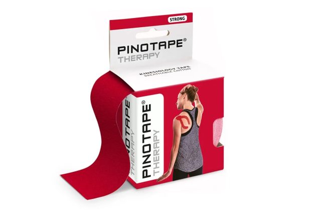 Pino Tape Therapy – Kineziologický tejp 5 cm x 5 m - Červená