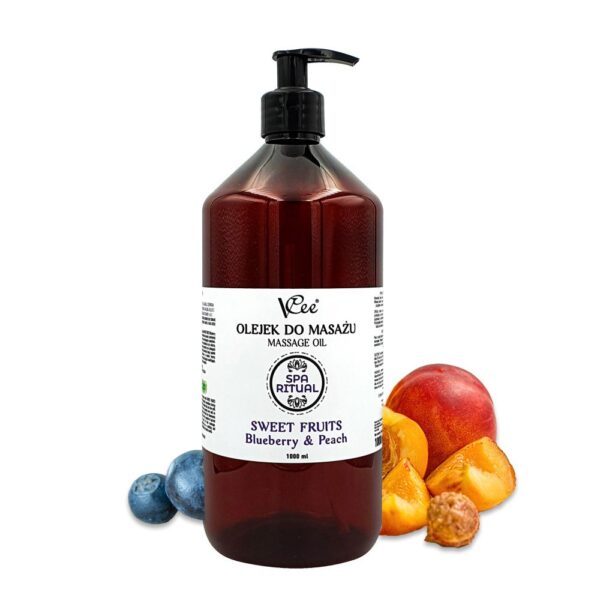 Prírodný vegánsky masážny olej Vcee 1000 ml - rôzne vôňe - 6857/CUC