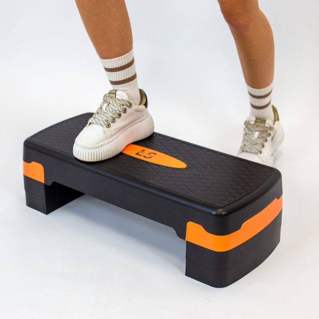 Stepper Line Sport trojstupňový - Pomarančová
