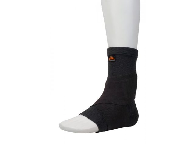 Bandáž na členok elastická s popruhmi Medical Brace - L