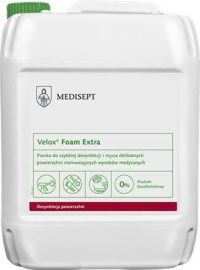 Velox Foam Extra Medisept – pena na povrchovú dezinfekciu bez obsahu alkoholu 5L
