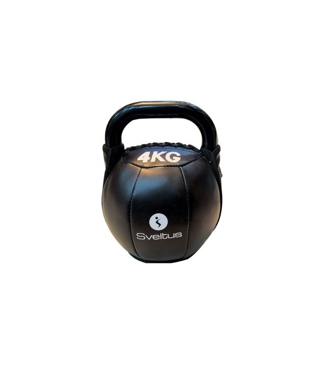 Sveltus Kettlebell Soft čierny - od 4 kg do 16 kg - 1002