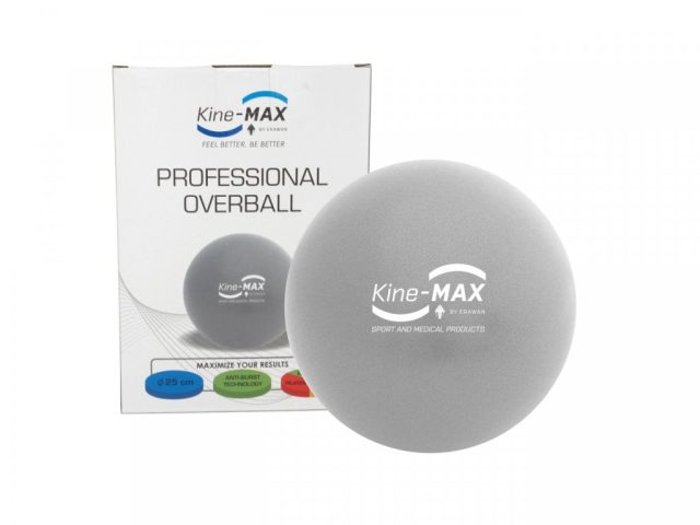 Kine-MAX Over Ball Ø25 cm - cvičebná lopta - rôzne farby - Strieborná