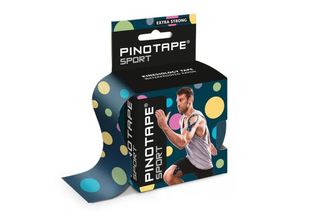 Pino Tape Sport – Kineziologický tejp 5 cm x 5 m - rôzne farby - Bodky