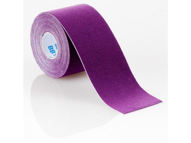 BB Tape - kineziologický tejp 5 cm x 5 m - rôzne farby - Fialová