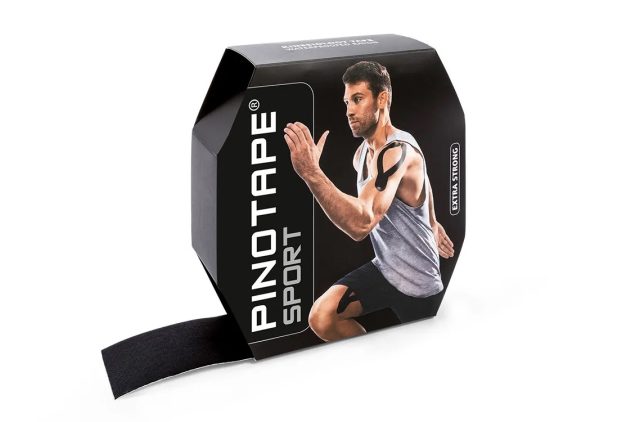 Pino Tape Pro Sport – Kineziologický tejp 5 cm x 31 m - rôzne farby - Čierna